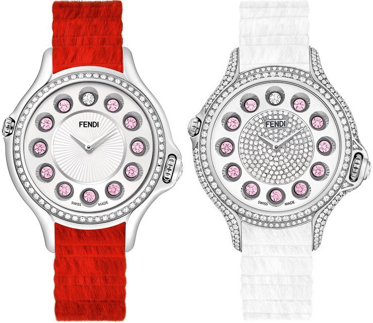 Montre bracelet en vison