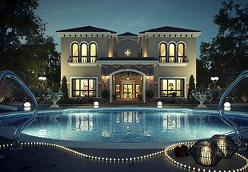 La vie dans une maison de campagne