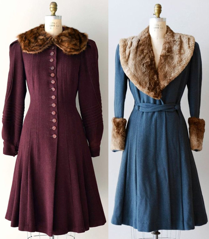 manteau des années 30