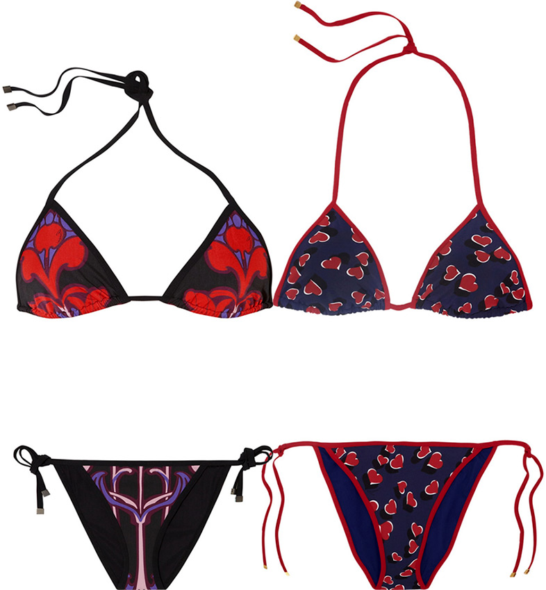 Photo du maillot de bain fendu Gucci