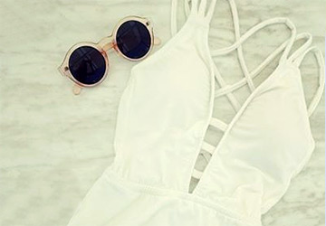 Maillot de bain blanc 2026