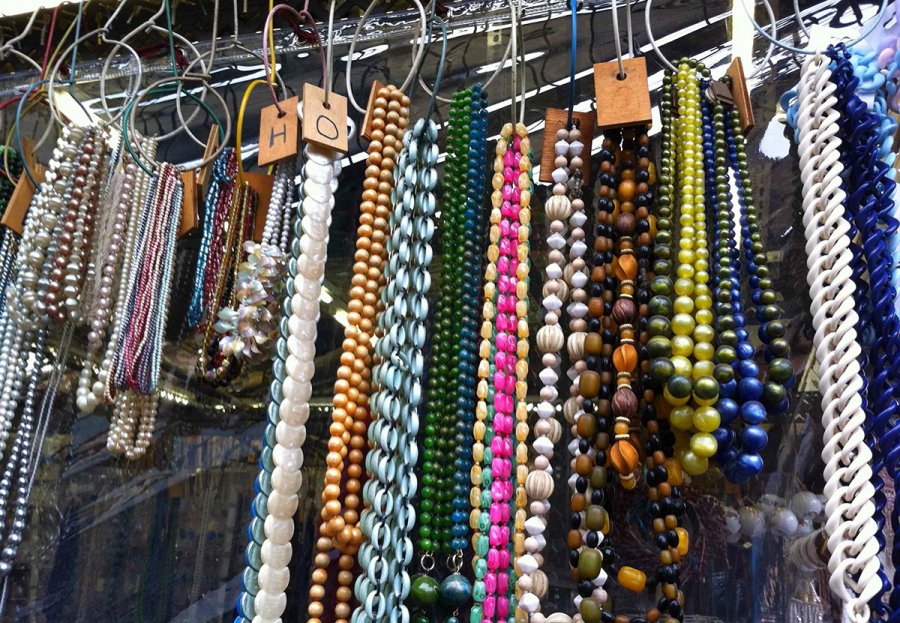 Perles et colliers vintage
