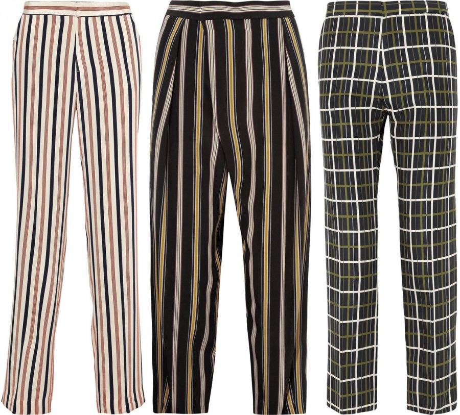 Pantalon femme dans une bande et une cage, photo