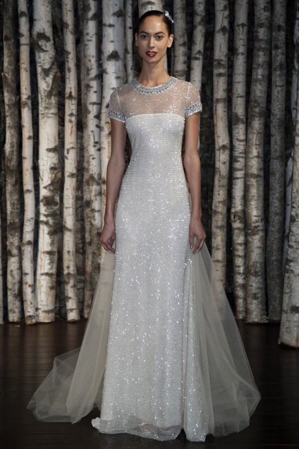 Robe de mariée scintillante 2026