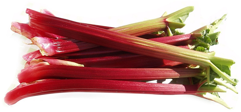 Coloration des cheveux à la rhubarbe