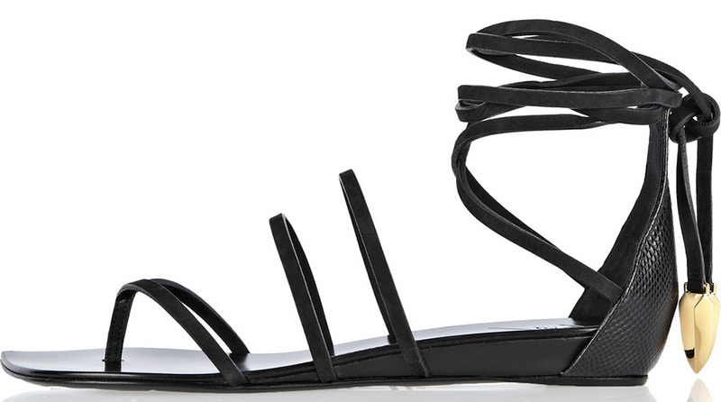 Sandales plates Giuseppe Zanotti