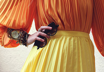 Robes et jupes plissées 2025-2026