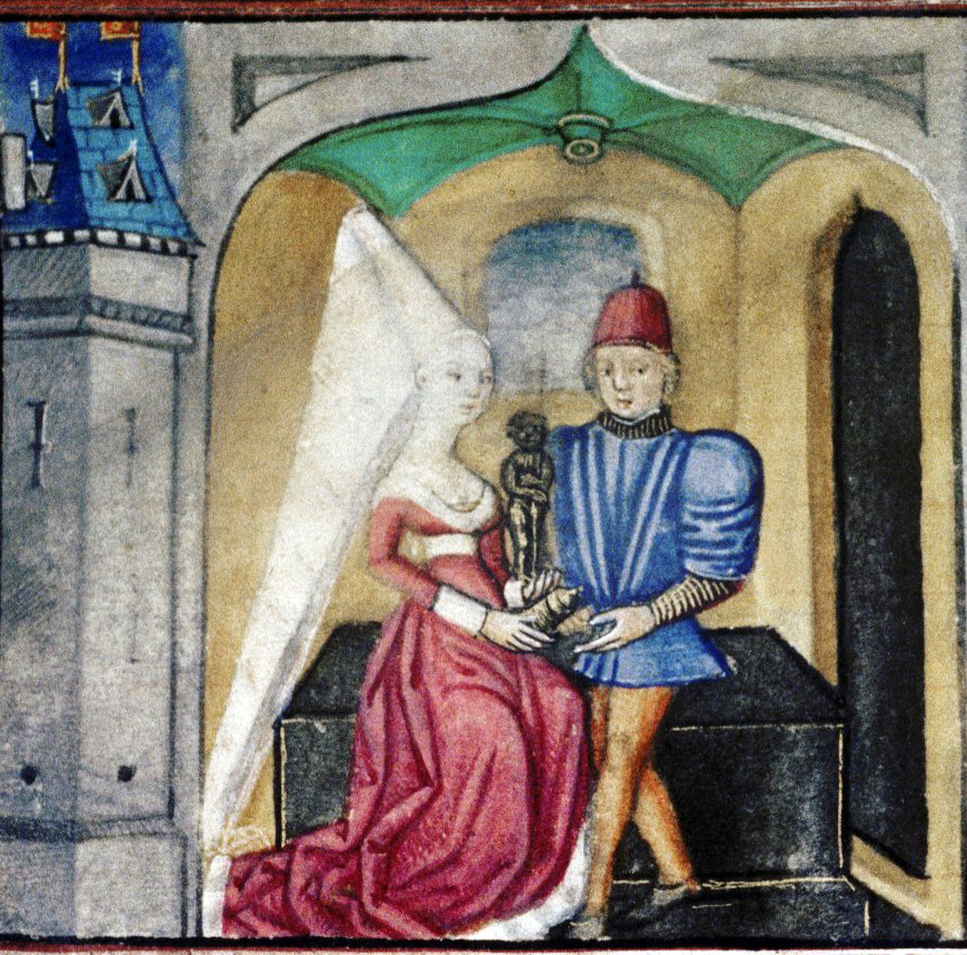 Coiffures gothiques du moyen âge