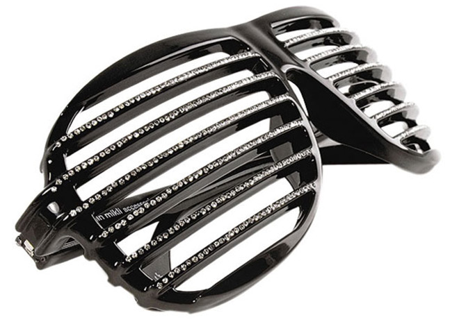 Stores lunettes - treillis avec strass