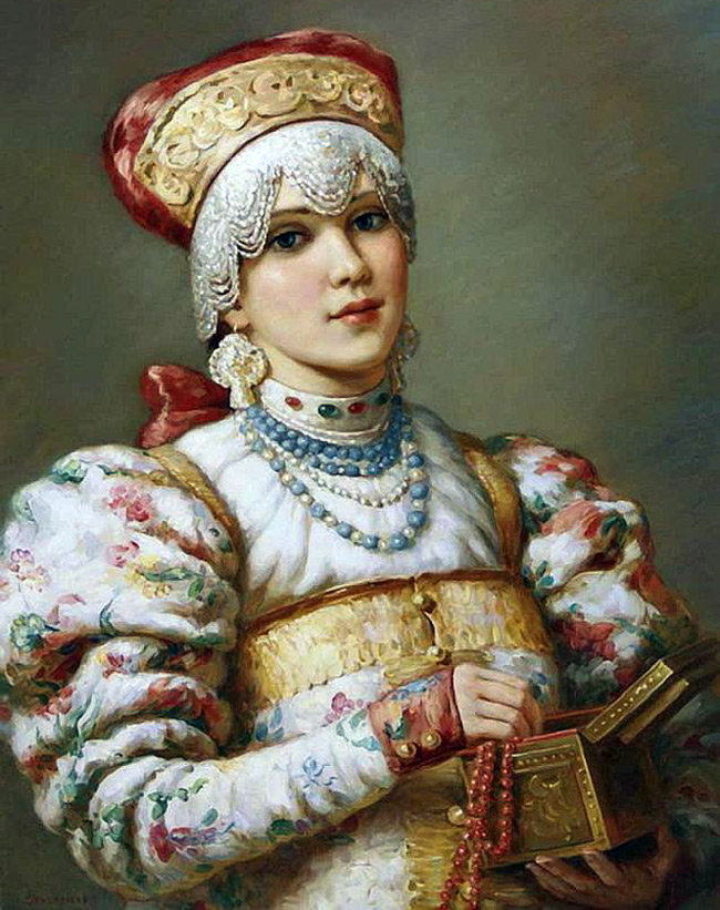 Peinture - Beauté russe