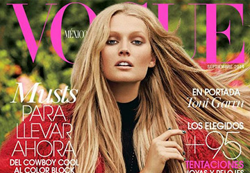 Séance photo Tony Garrn pour Vogue Mexique