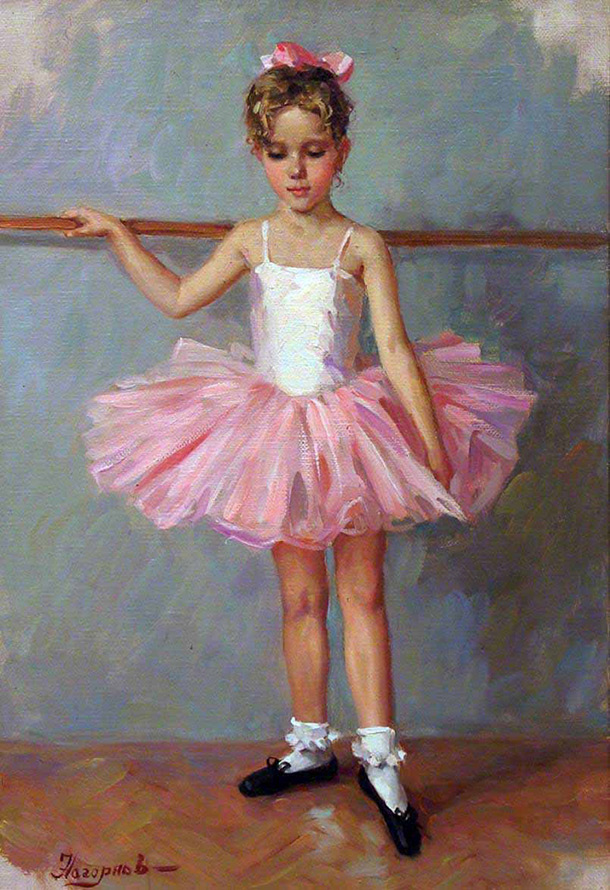 La peinture de Nagornov - fille