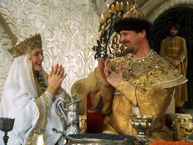 Coiffes du tsar et de la tsarine russes