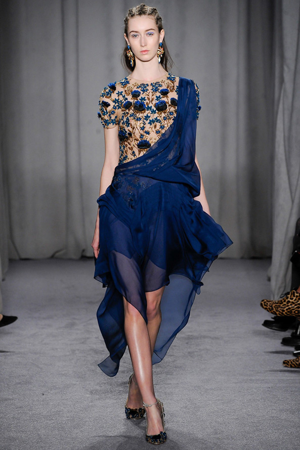 Belle Robe Marchesa Bleue