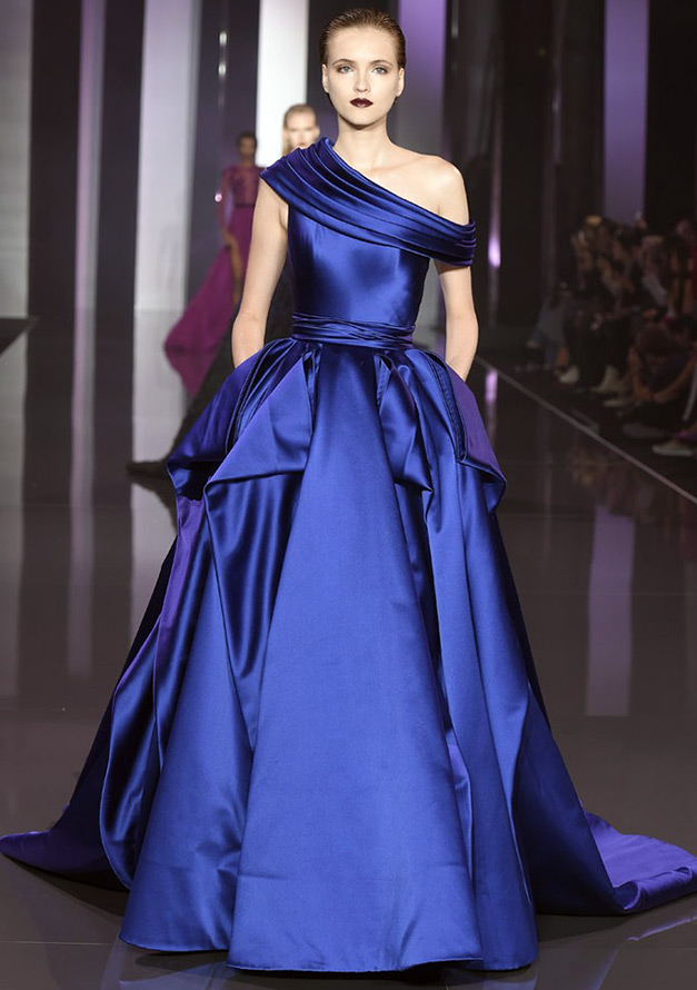 Belle robe bleue Ralph Russo