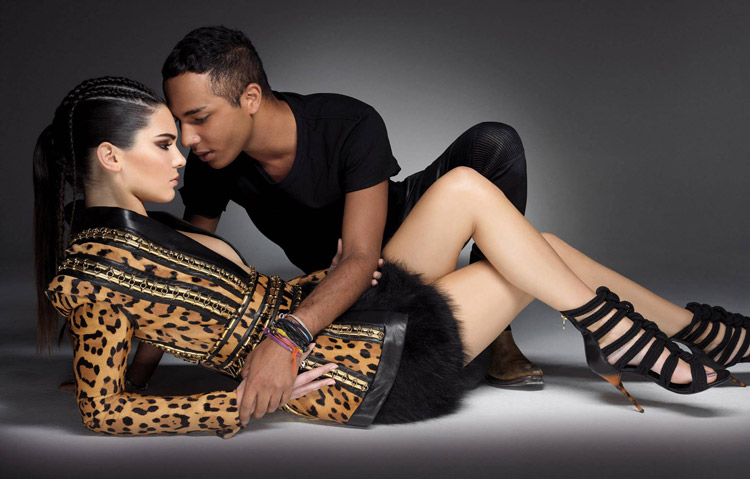 Olivier Rousteing et Jenner Kendall