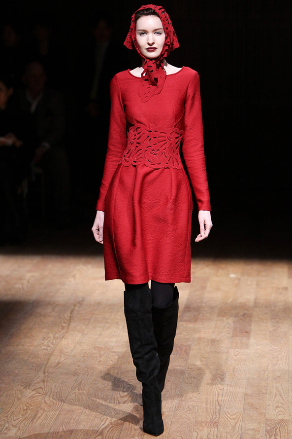 Robe rouge Josie Natori