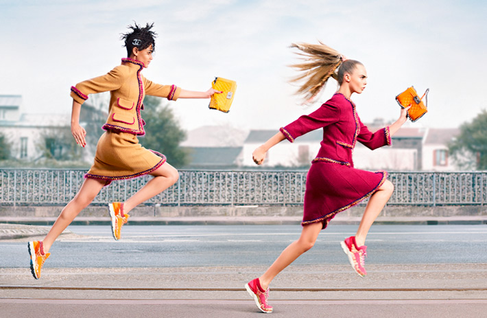 Collection de baskets Chanel