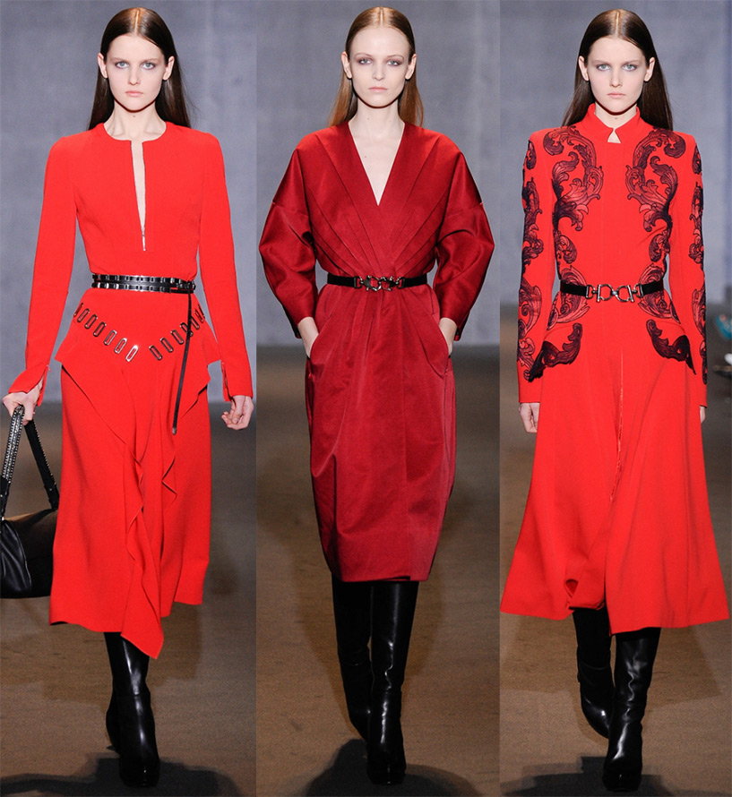 Robes rouges automne-hiver 2025-2026
