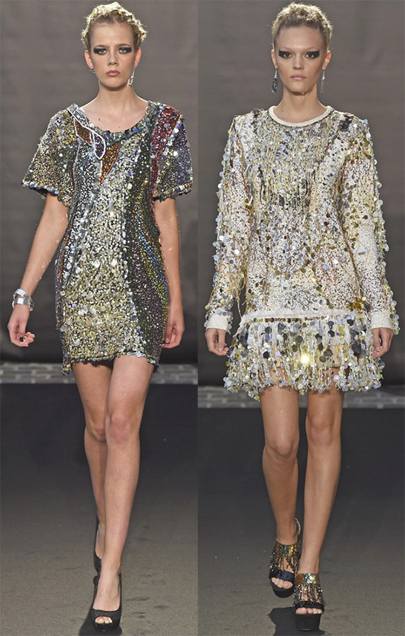 Robes avec strass automne-hiver 2025-2026