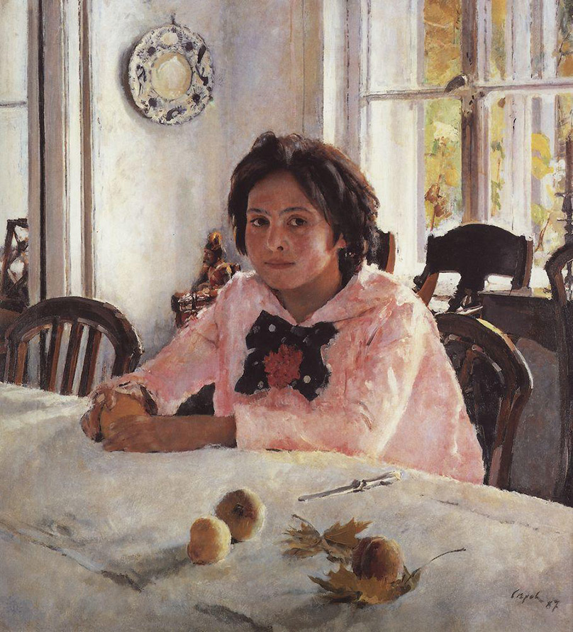 Valentin Serov Fille aux pêches