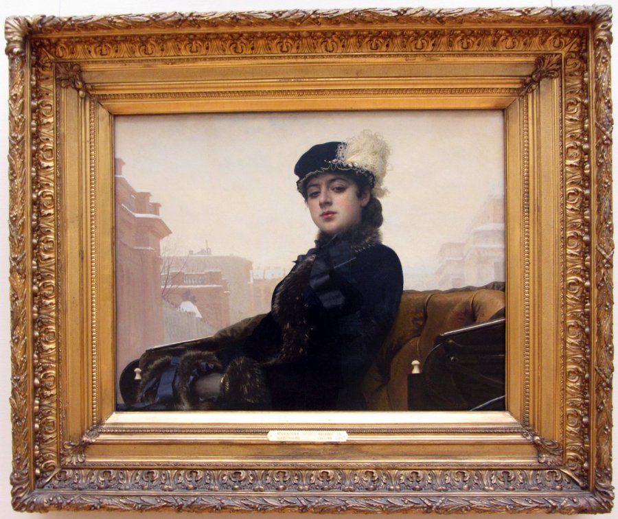 Peinture inconnue ou étranger par Kramskoy