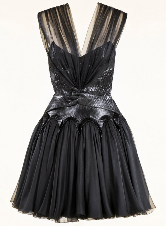 Robe en peau de python