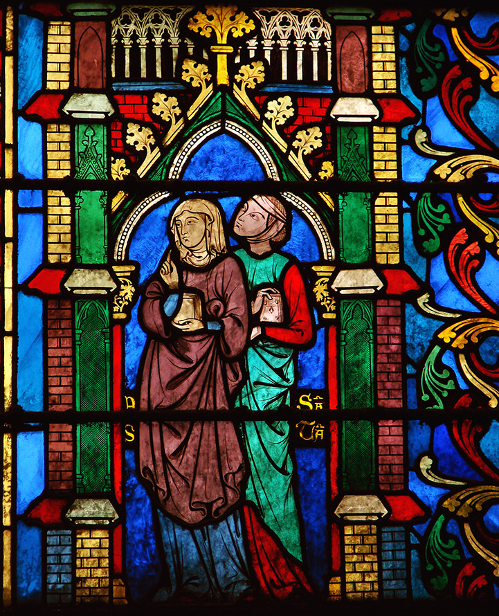 Couleurs gothiques et vitraux