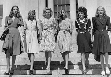 Style de guerre 1940-1946