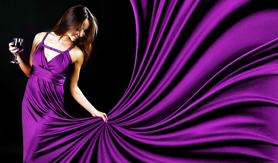 Tissus pour les robes du Nouvel An