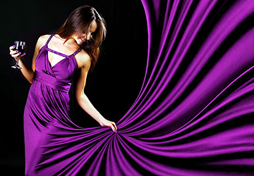 Tissus pour les robes du nouvel an