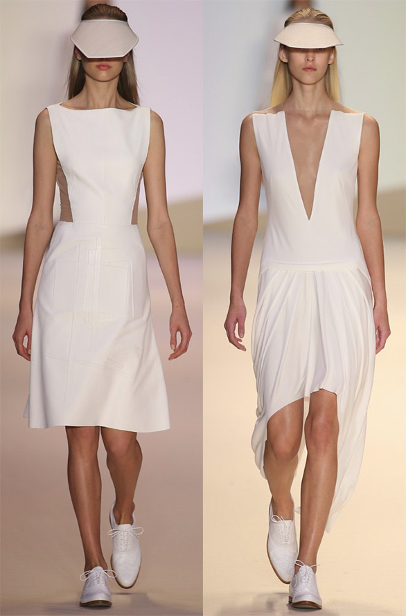 Robes blanches printemps-été 2026