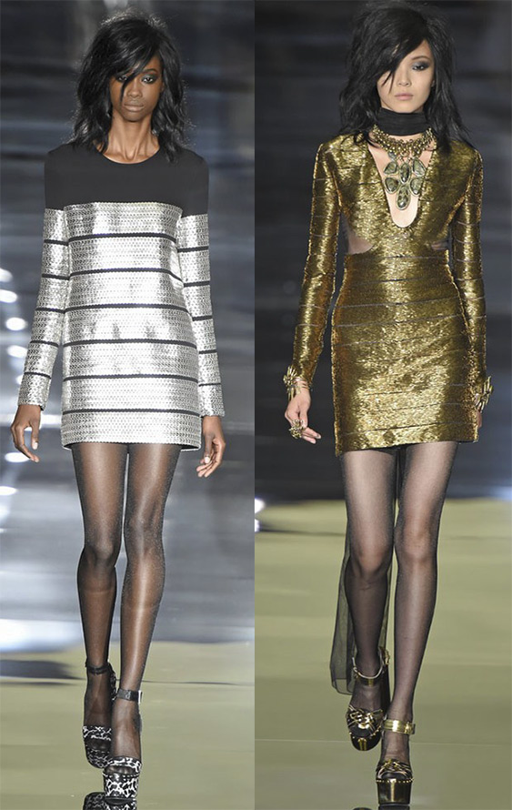 Robes brillantes printemps-été 2026