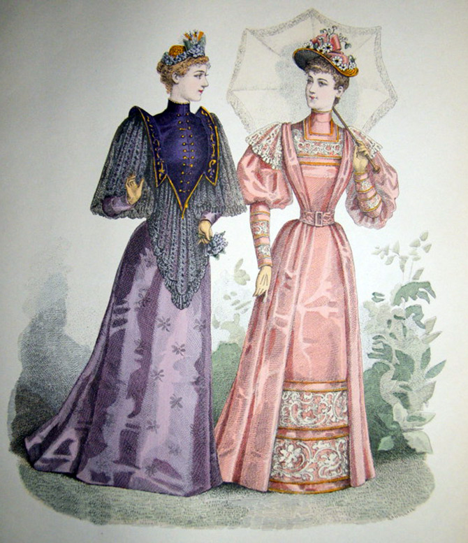 Illustration de style art nouveau