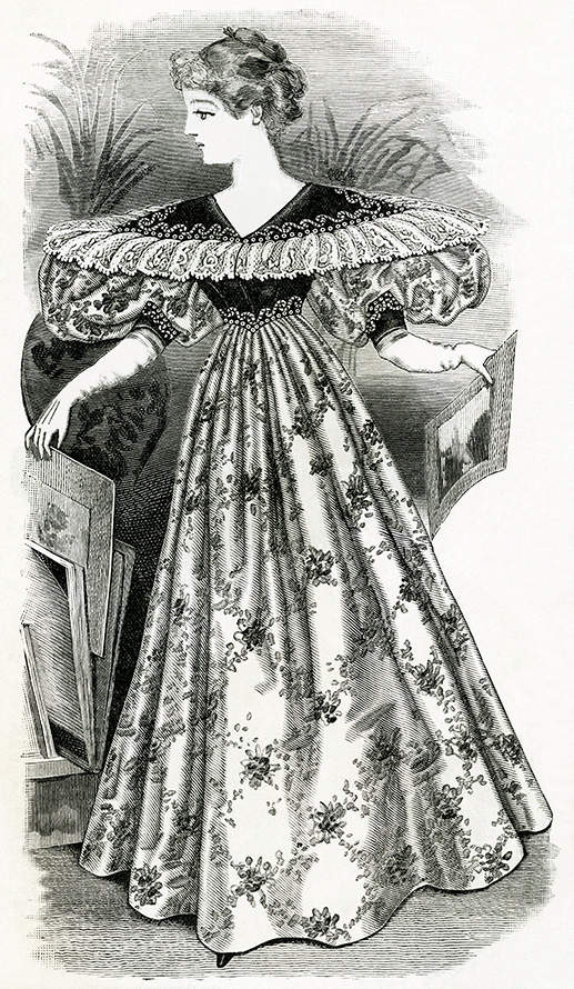 Style moderne dans les vêtements 1895-1900