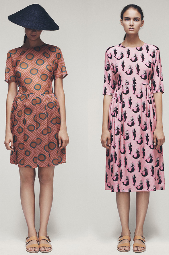 Robes fermées printemps-été 2026