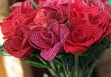 Fleurs perlées pour hommes gourmands