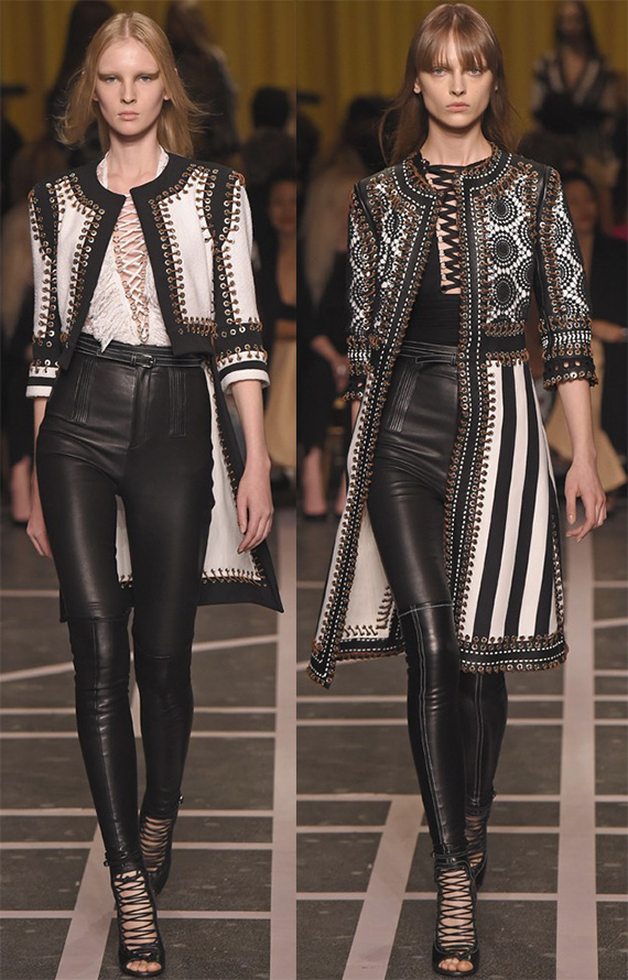 Pantalon en cuir printemps-été 2026