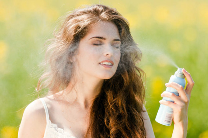 Eau thermale pour la beauté du visage