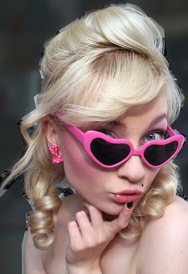 Lunettes de soleil drôles