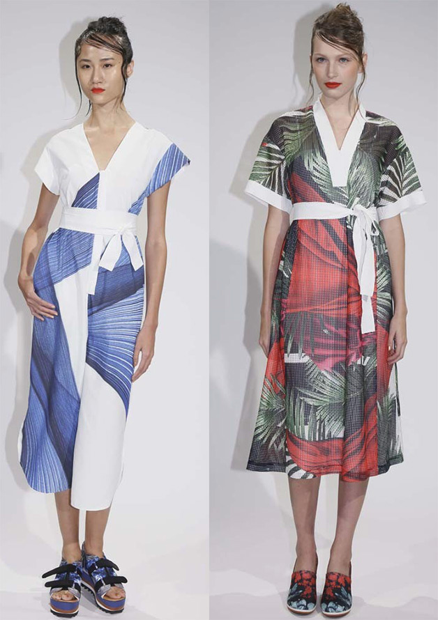 Style japonais dans des vêtements à la mode