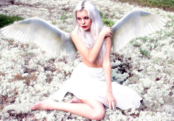 Filles - Anges en photos et images