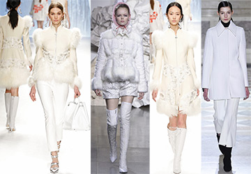 Looks blancs pour l'automne et l'hiver 2025-2026