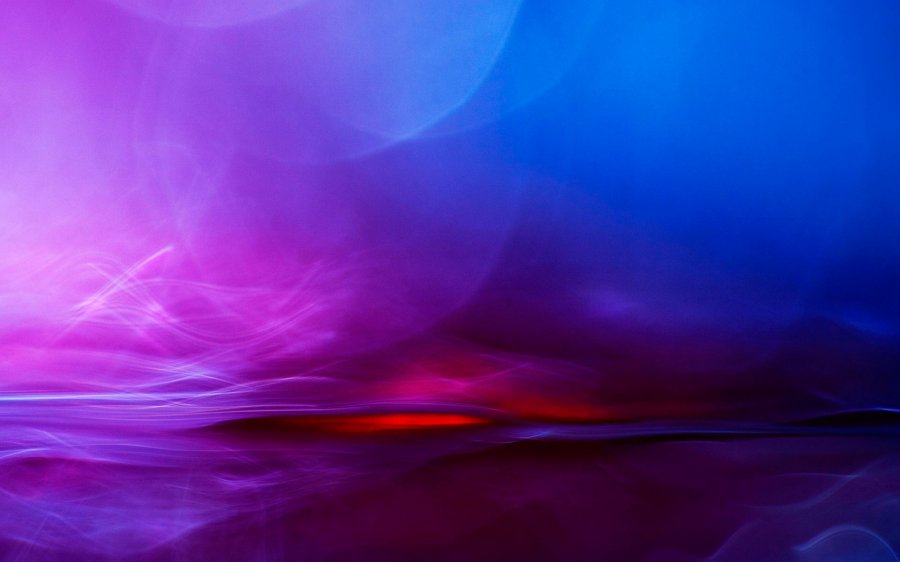 Différentes nuances de bleu et violet