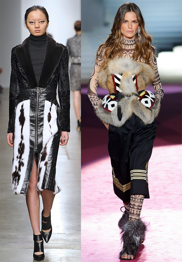 Garniture et décor de fourrure dans les collections automne-hiver 2025-2026