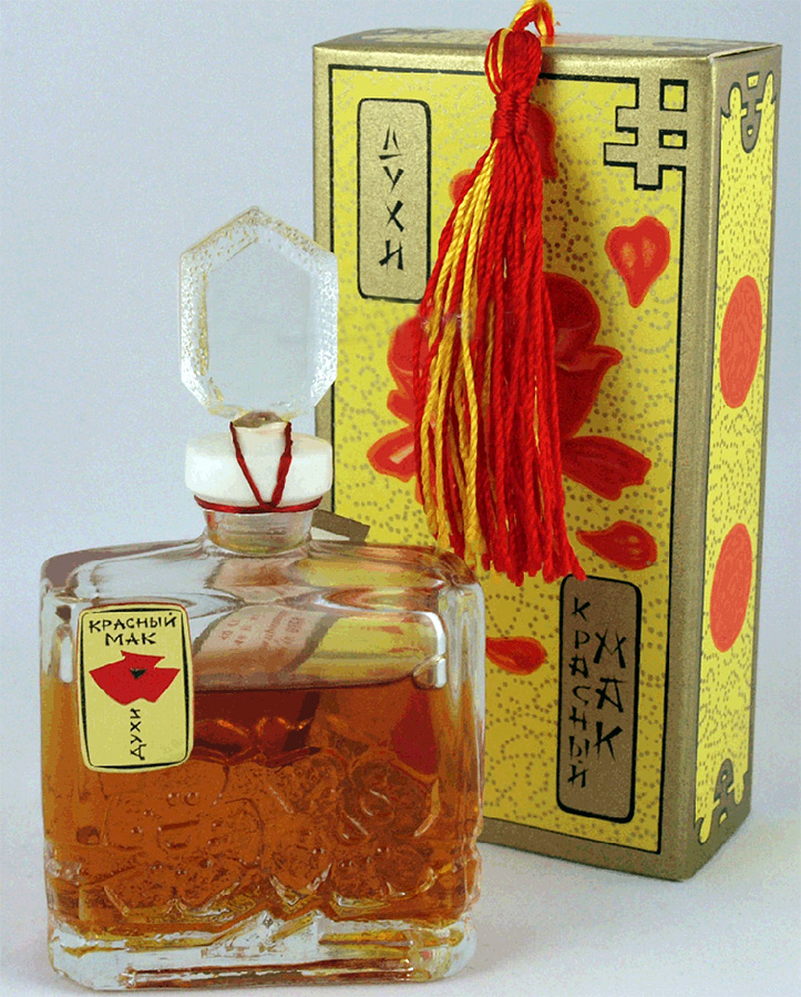 Coquelicots rouges en parfumerie