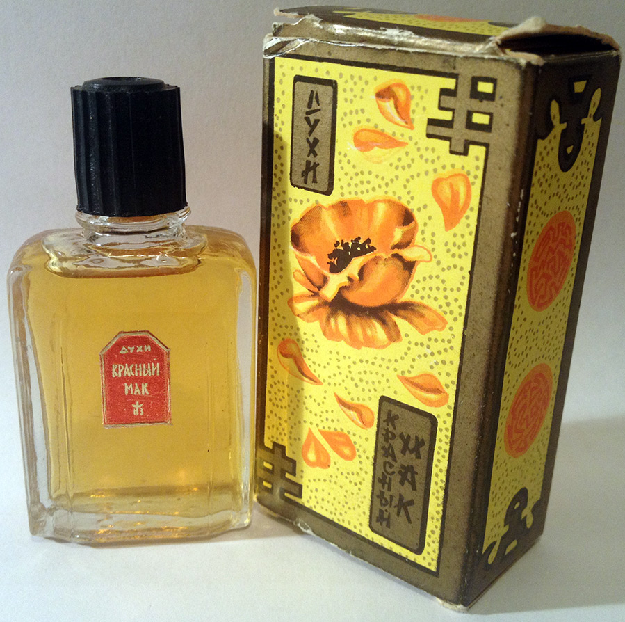 Coquelicots rouges en parfumerie