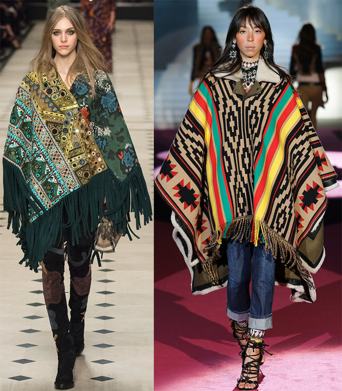 poncho automne-hiver 2025-2026