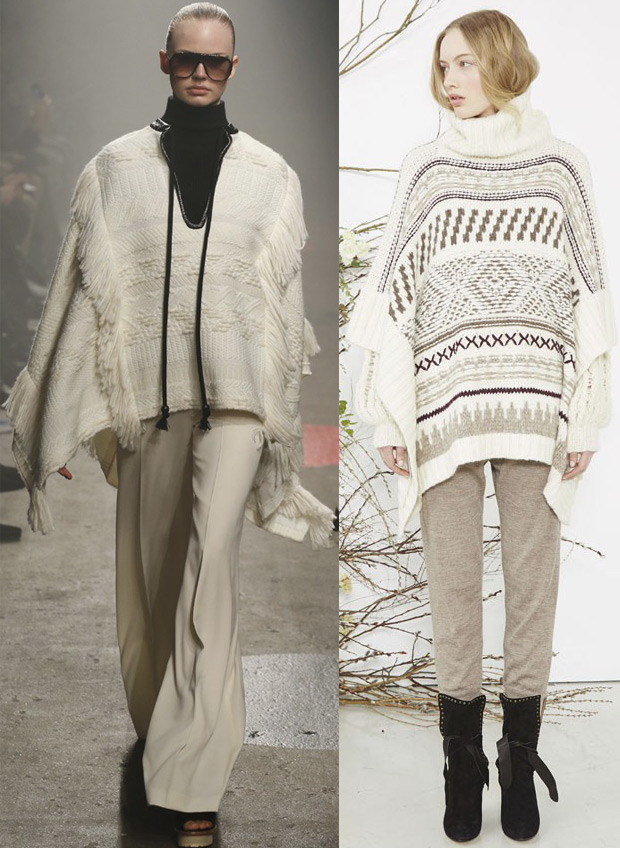 poncho automne-hiver 2025-2026