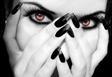 Beauté mystique sombre